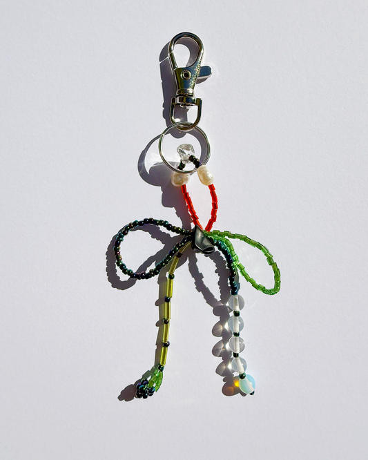 A three-Leaf clover keychain