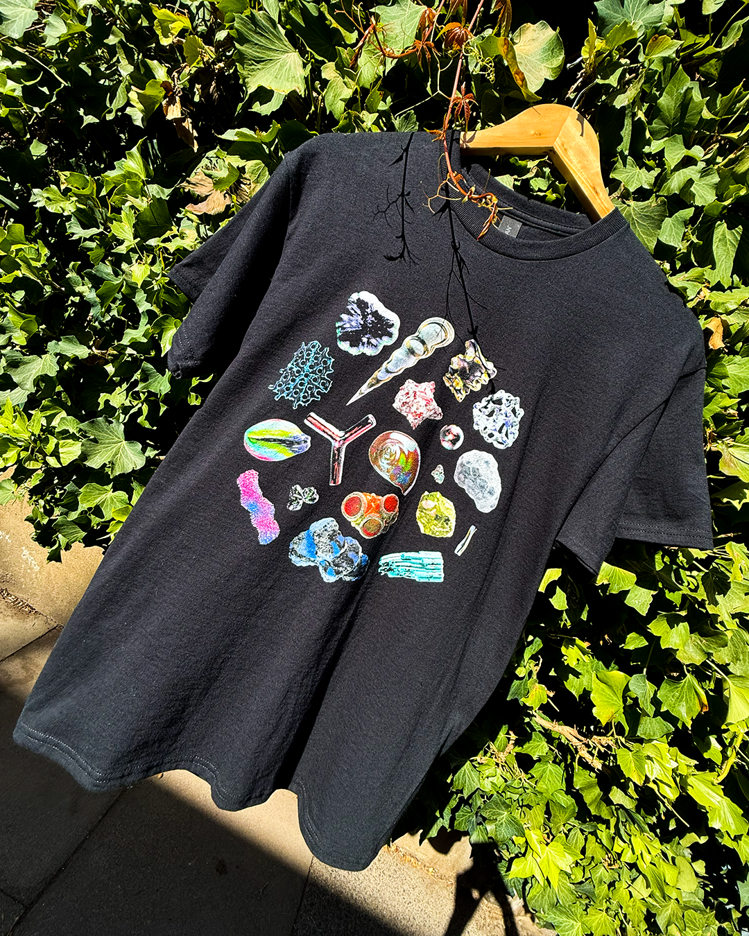 'Sand under the microscope' t-shirt