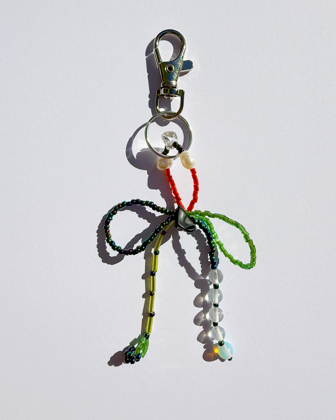 A three-Leaf clover keychain