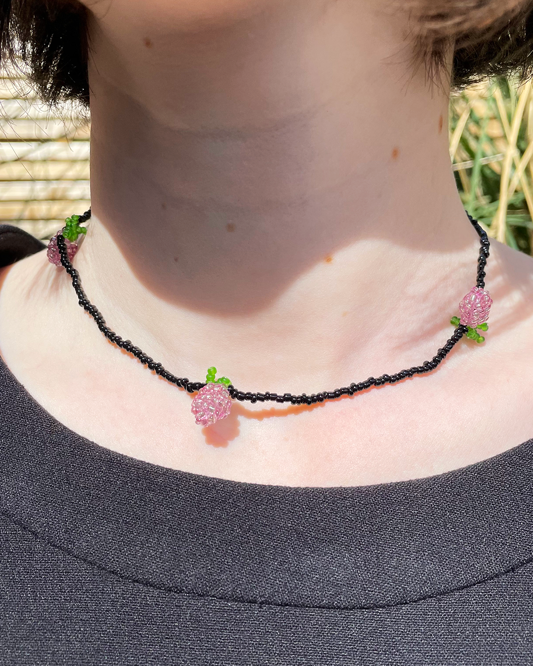 Black raspberry necklace