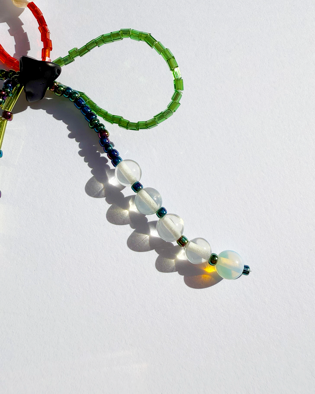 A three-Leaf clover keychain