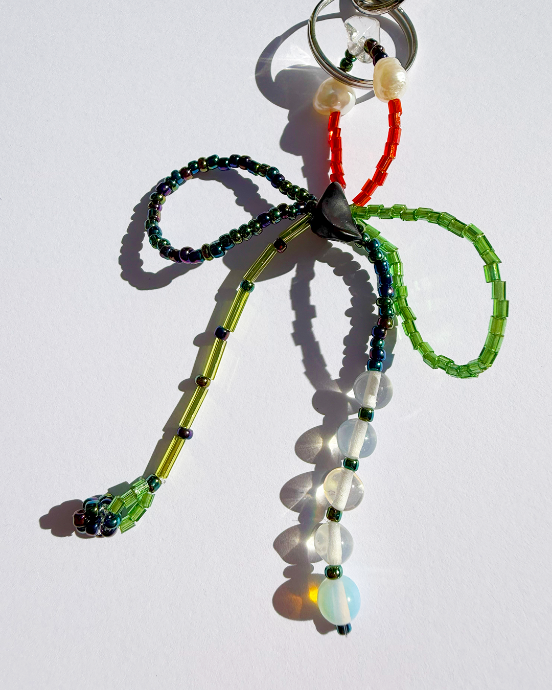 A three-Leaf clover keychain